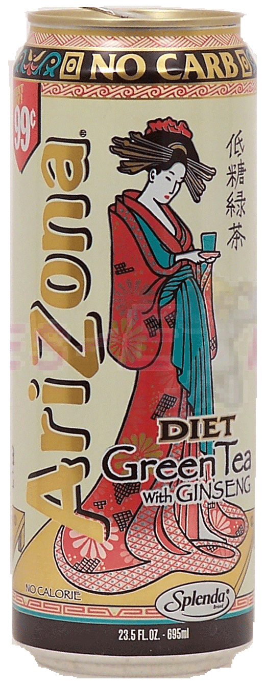 Arizona  diet green tea with Ginseng Full-Size Picture